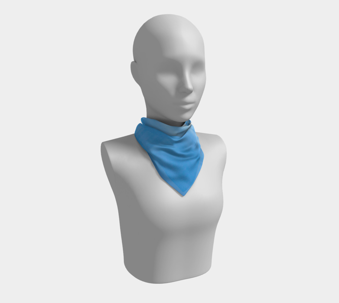 Ocean Blue Square Scarf preview #1