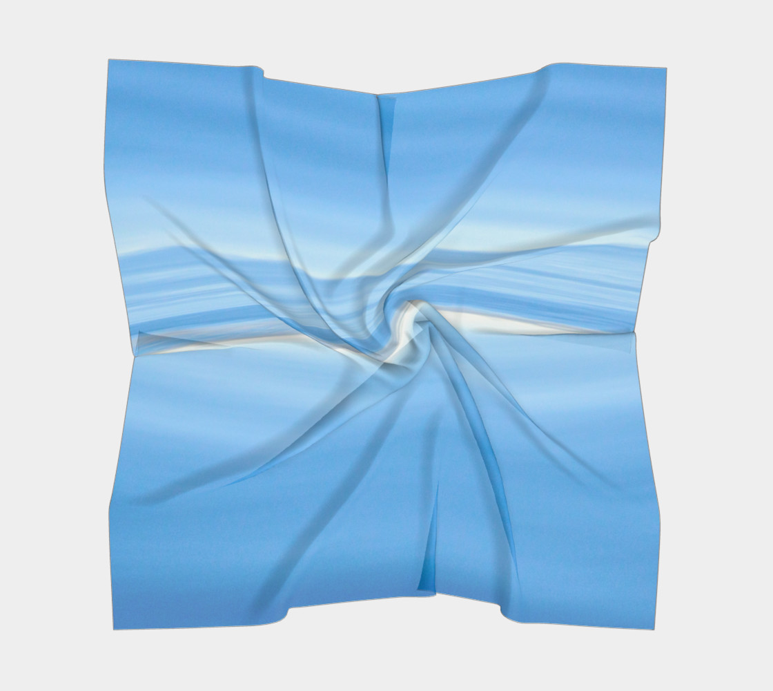 Ocean Blue Square Scarf preview #5