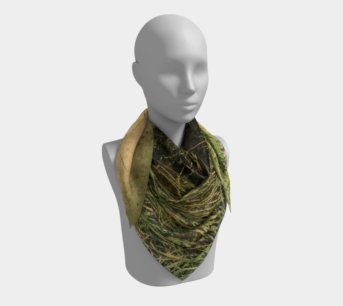 Vintage Beach Square Scarf 3D preview