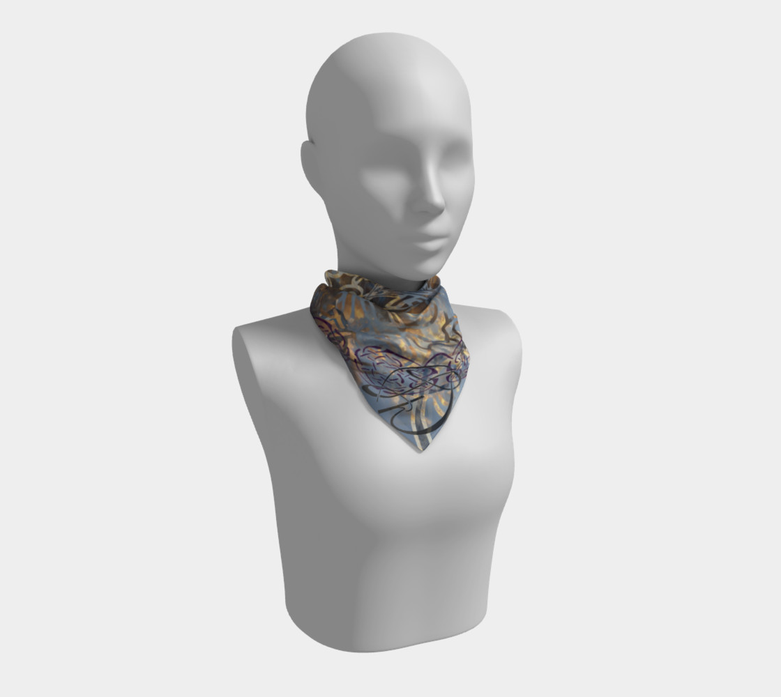 Sunset Dance Square Scarf preview #1