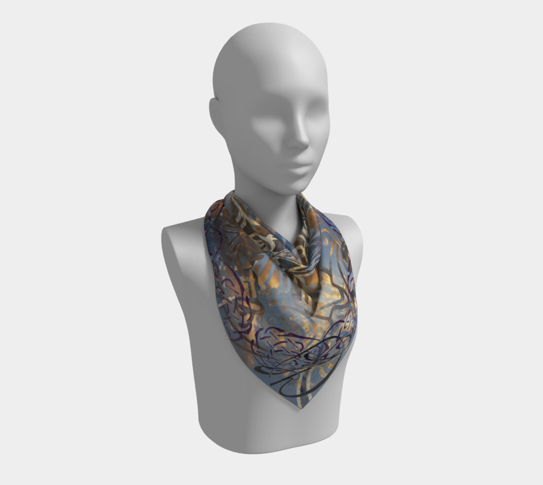 Sunset Dance Square Scarf preview #2