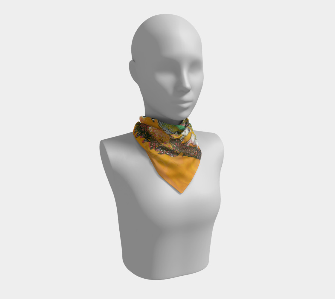 Sheep on a Sunny Summer Day Square Scarf preview #1