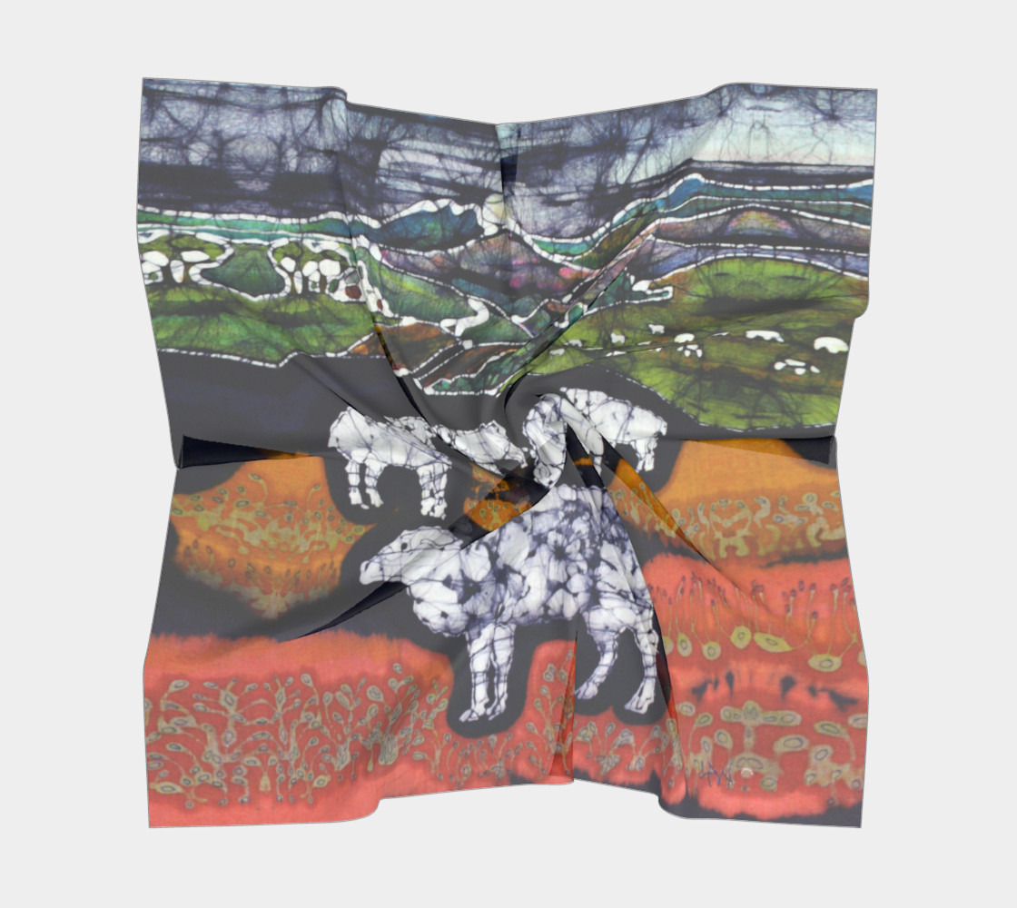 Sheep at Midnight Square Scarf preview #5