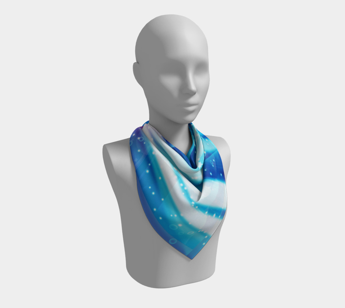 cool waves in blue preview #2