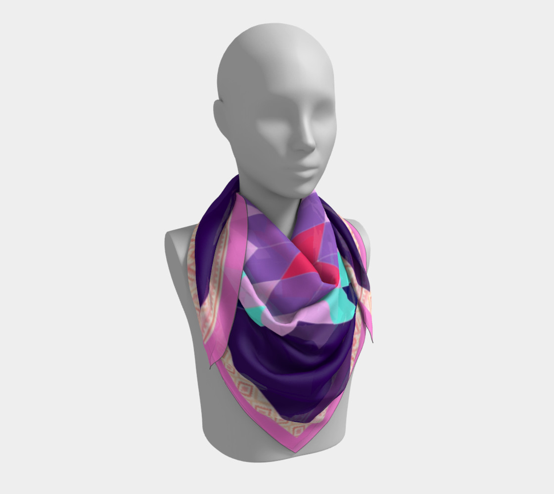 Aperçu 3D de Violet Scarf Large 