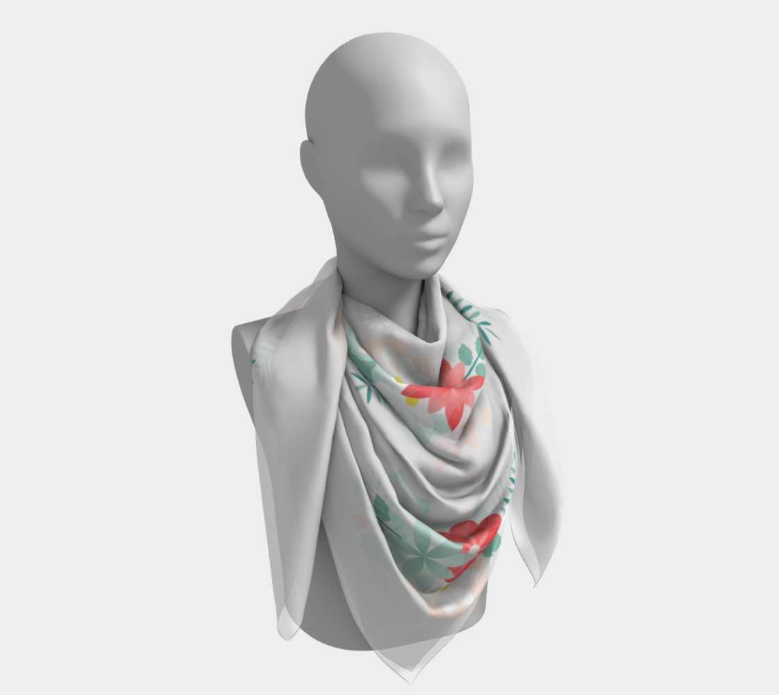 Floral Scarf preview #4