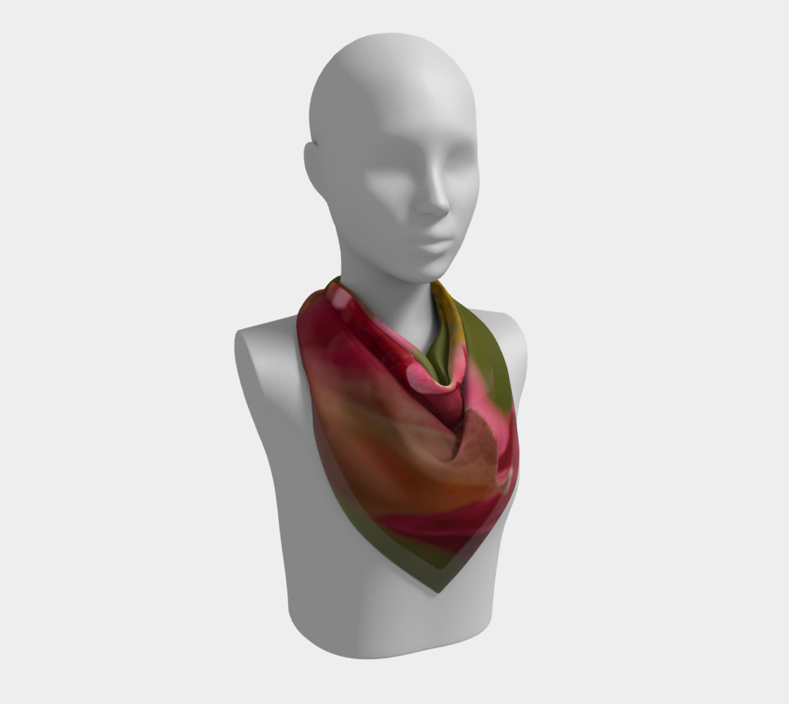 Hibiscus Square Scarf preview #2