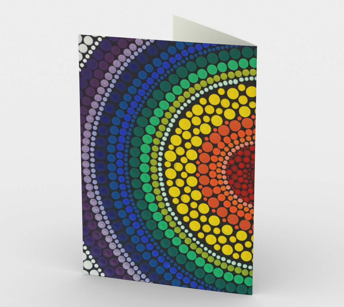 Rainbow Stationery Card preview #2