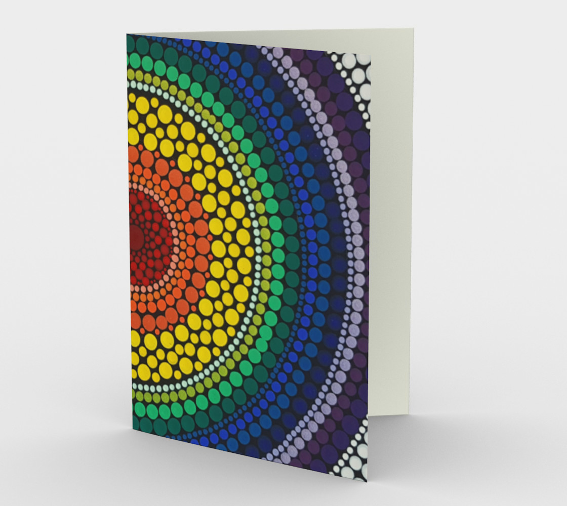 Rainbow Stationery Card preview #1