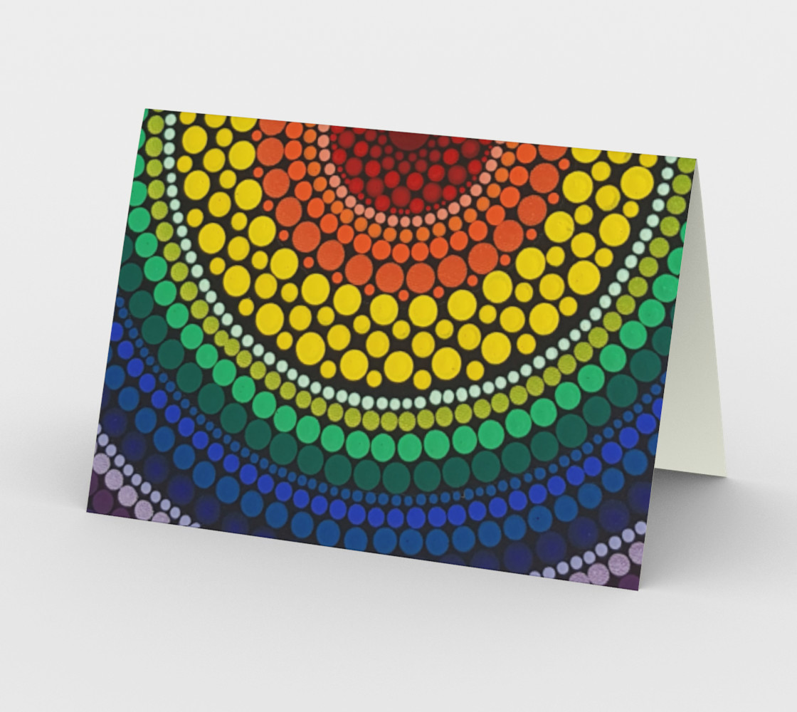 Rainbow Stationary Card 1 preview #2
