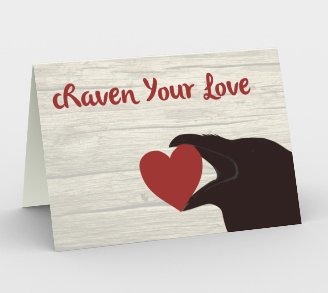 cRaven Your Love Valentines Card preview #1