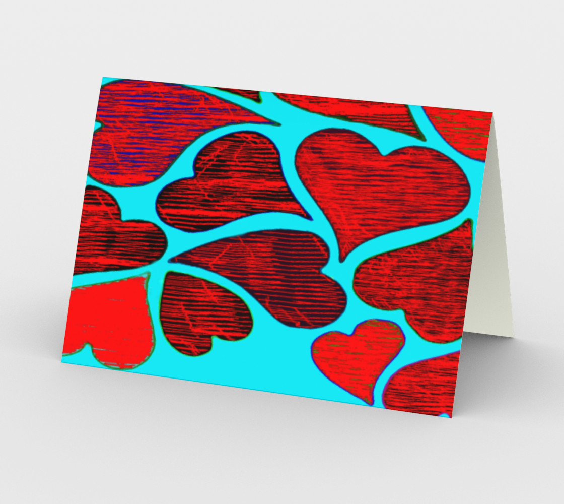 Valentines at Tiffanys Stationery Card preview #2