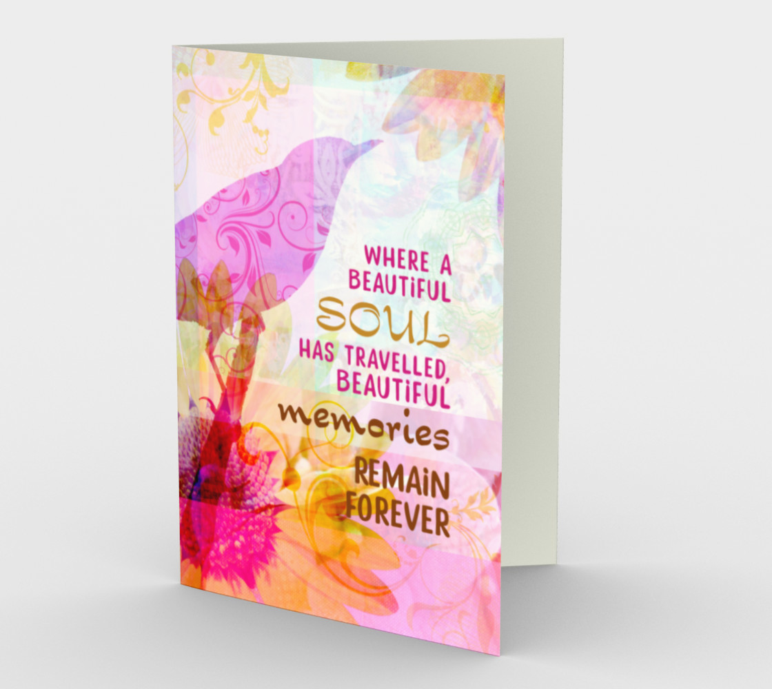 0313.Where a Beautiful Soul Has Travelled Card by Deloresart preview #1