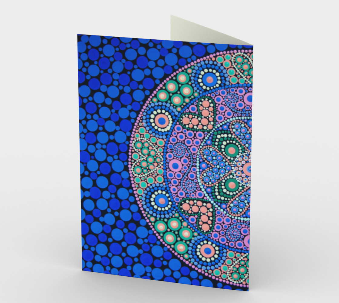 BlinkitArtStationeryCardBlue preview #2