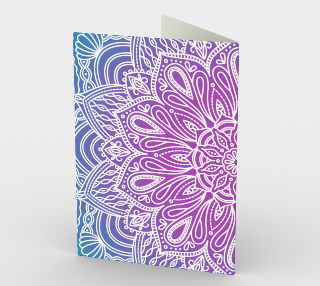 Aperçu de Trendy Gradient Mandala Design #2