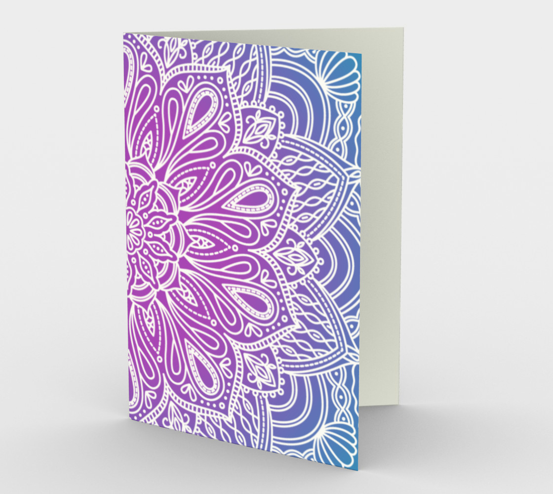 Aperçu de Trendy Gradient Mandala Design #1