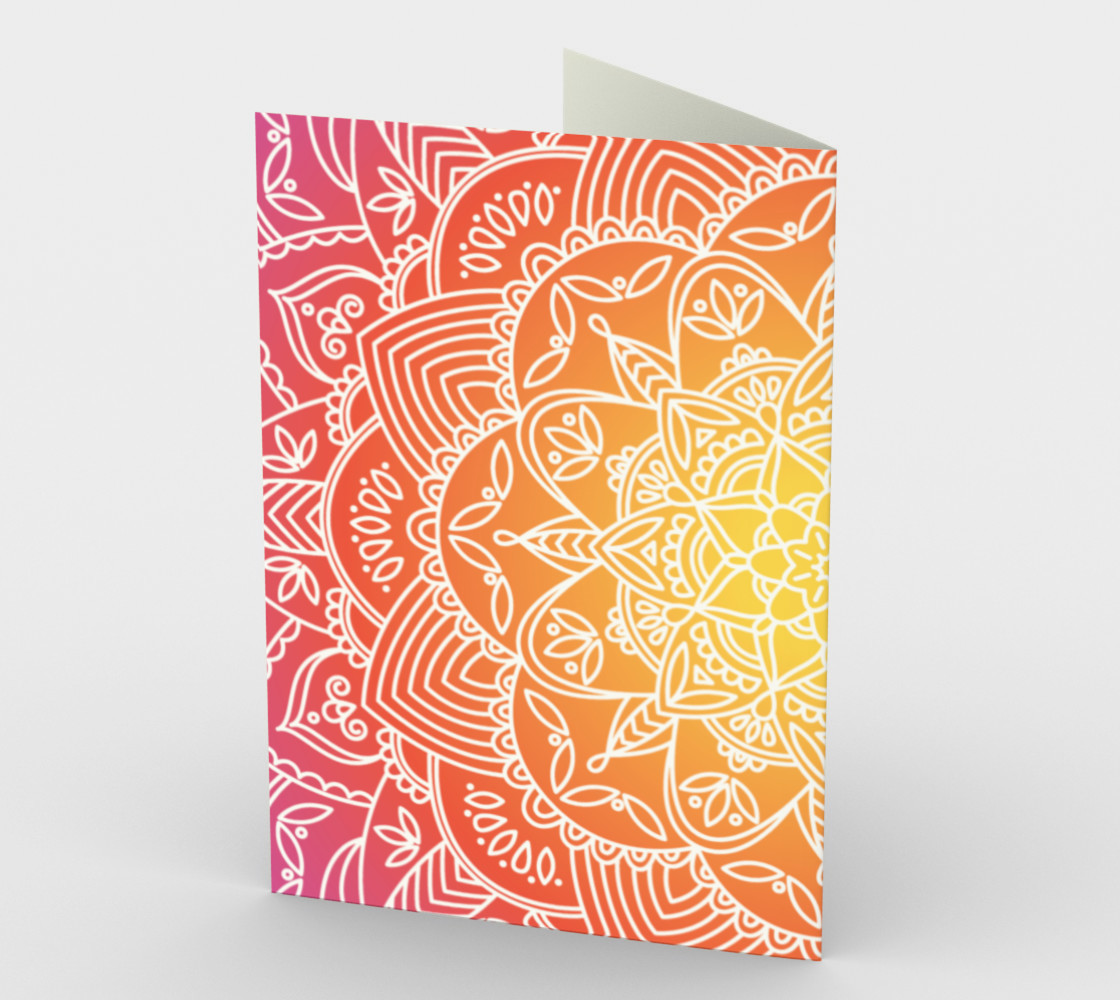 Aperçu de Trendy Gradient Mandala Design #2