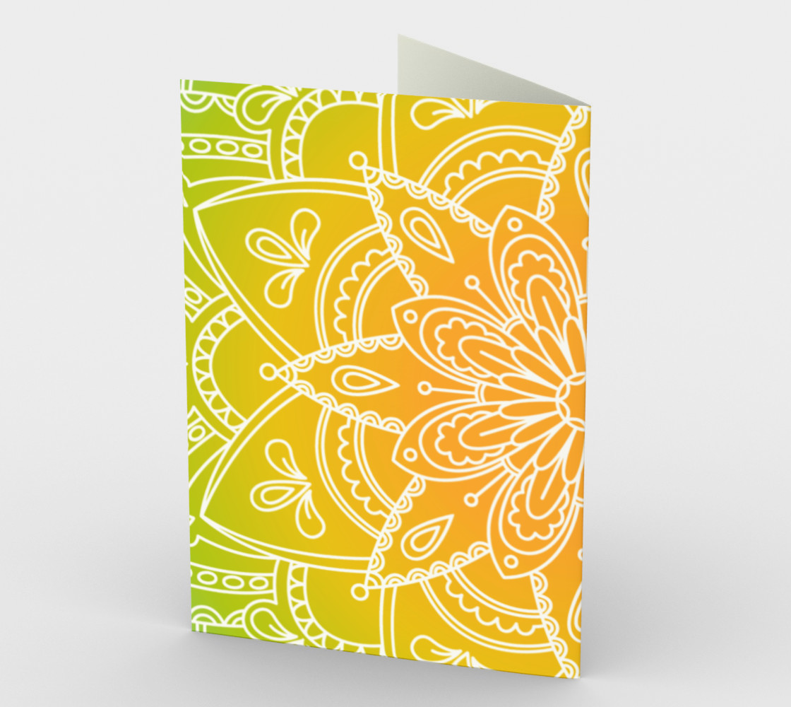Aperçu de Trendy Gradient Mandala Design #2