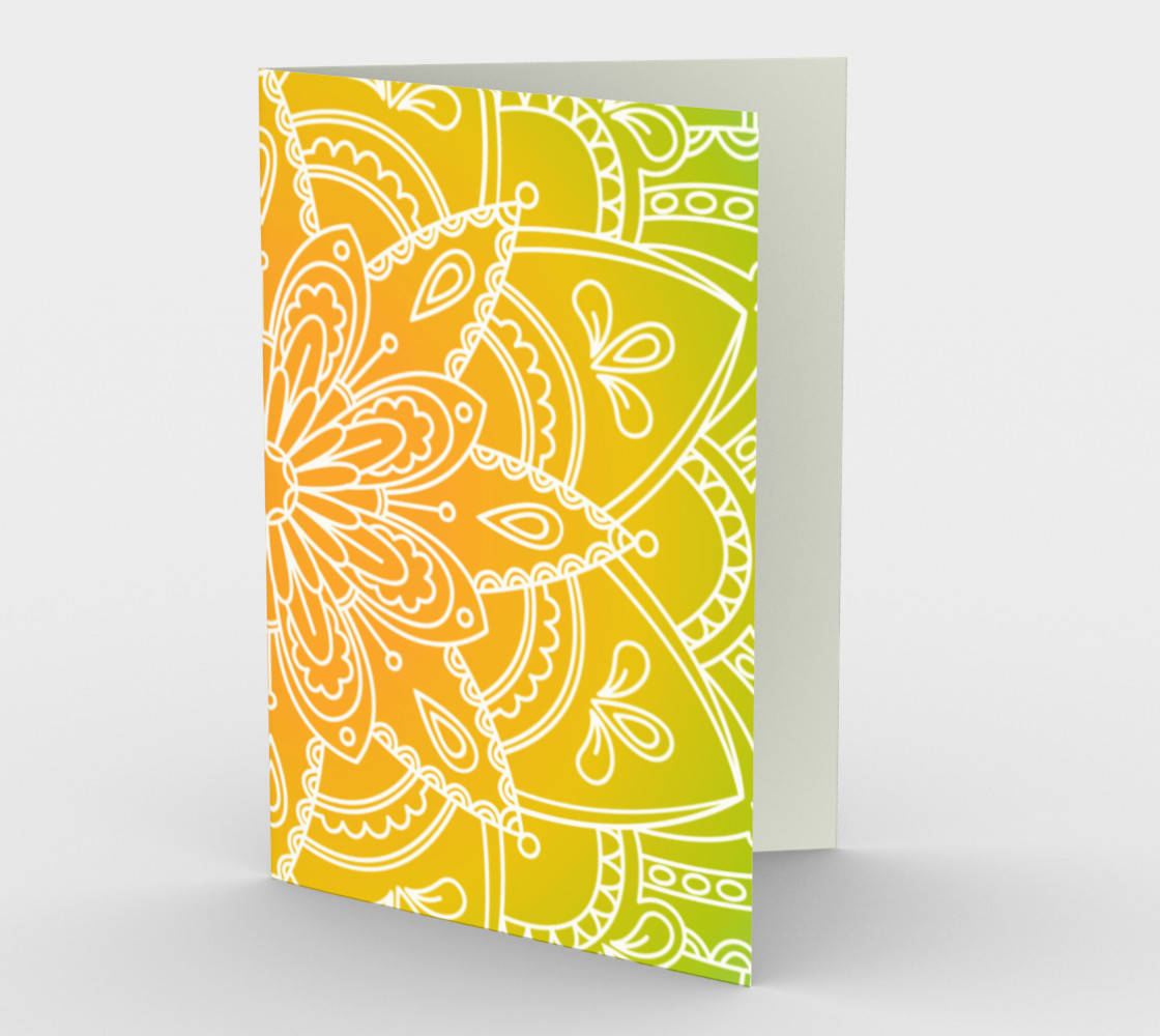 Aperçu de Trendy Gradient Mandala Design #1