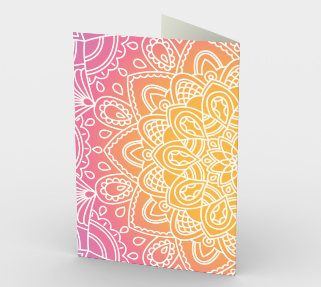 Aperçu de Trendy Gradient Mandala Design #2