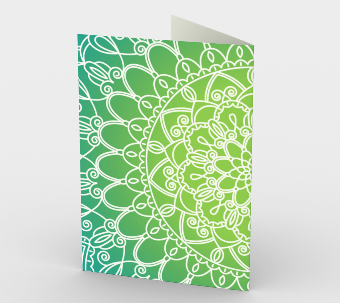 Aperçu de Trendy Gradient Mandala Design #2