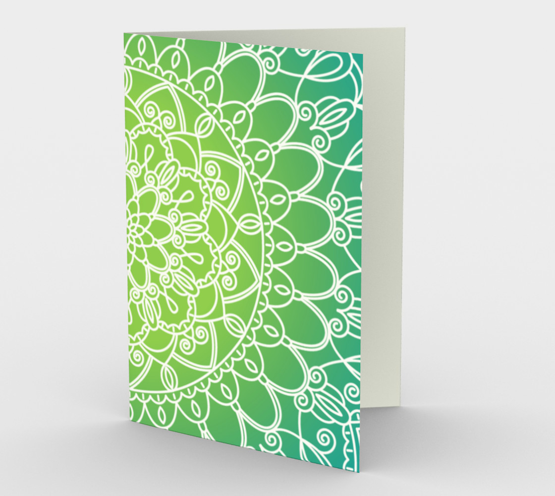 Aperçu de Trendy Gradient Mandala Design #1