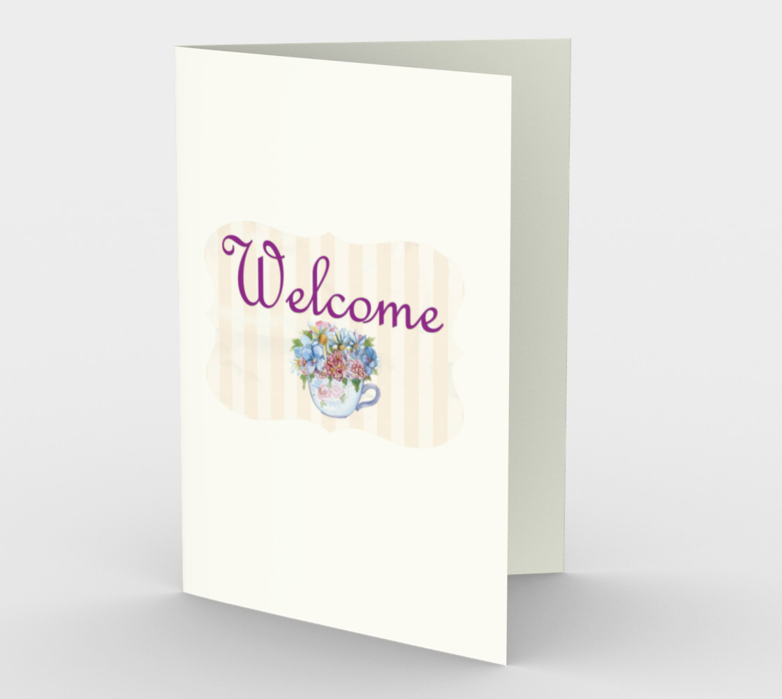 Welcome Stationary Card preview #1