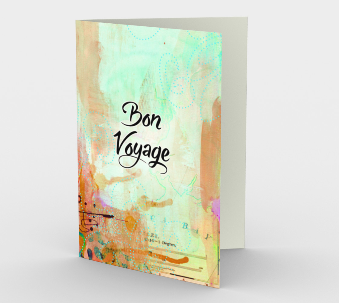1356 Bon Voyage Stationery Card by Deloresart preview #1