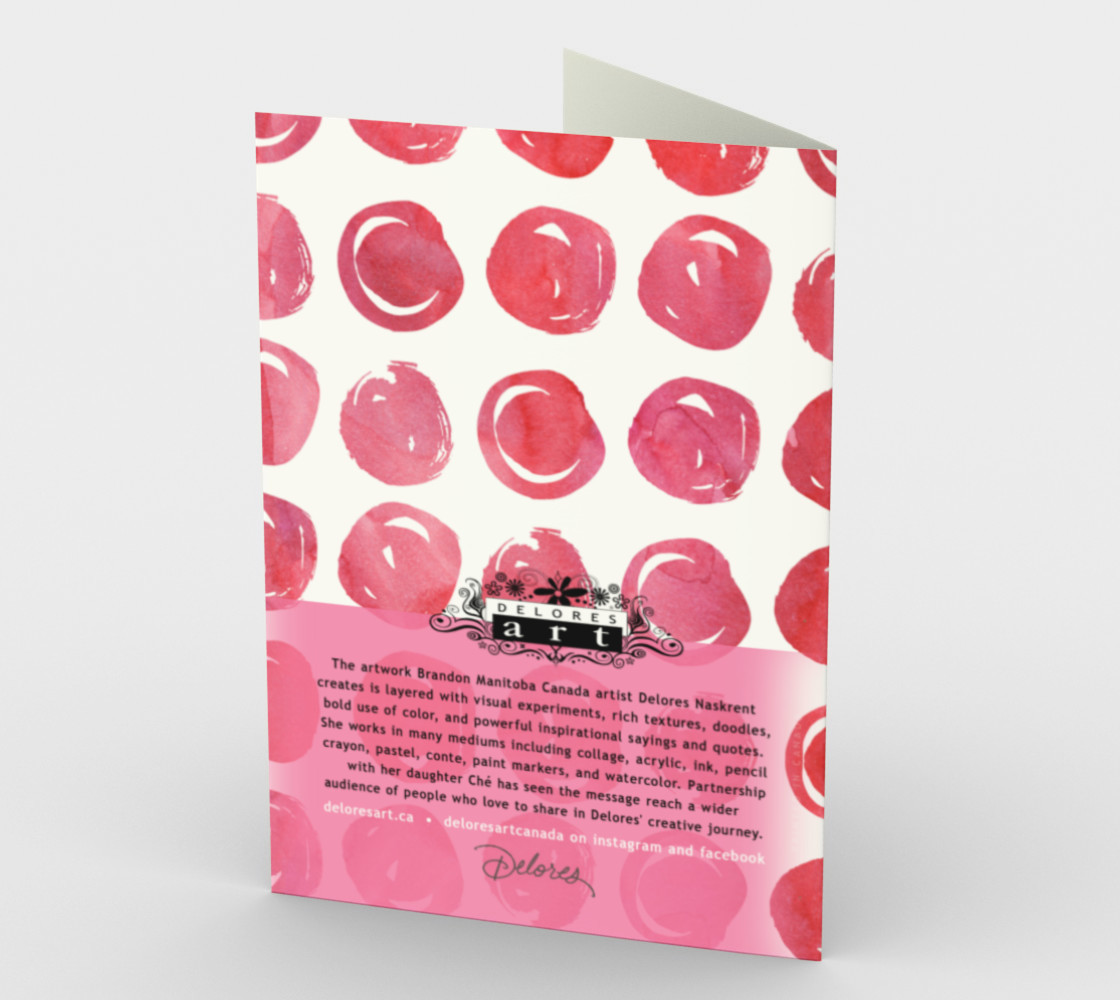 1387 I Will Hold You In My Heart Stationery Card by Deloresart preview #2