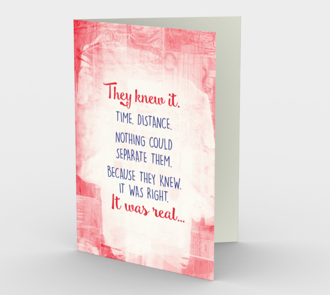 1395 They Knew It Stationery Card by DeloresArt preview #1