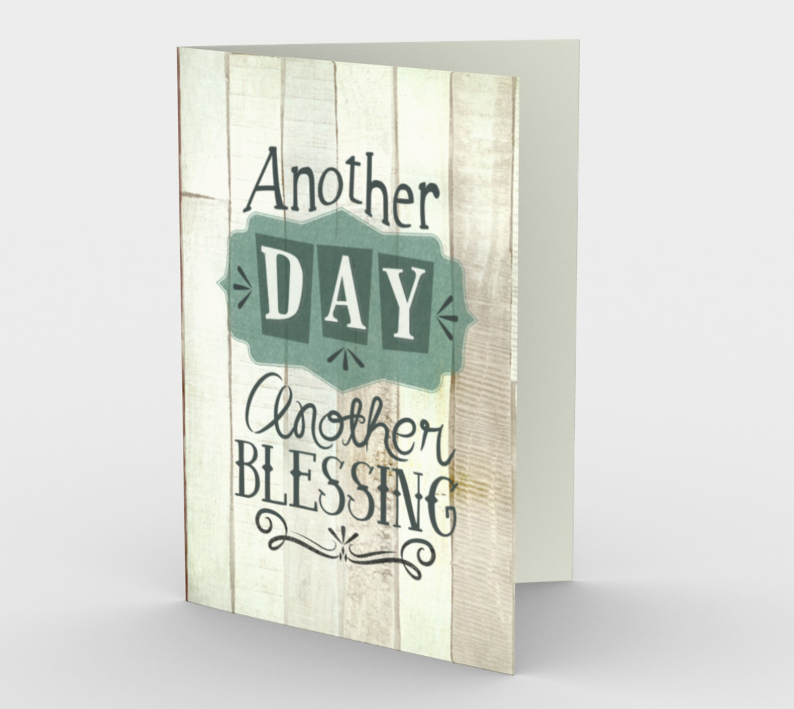1397 Another Day, Another Blessing Stationery Card by DeloresArt preview #1