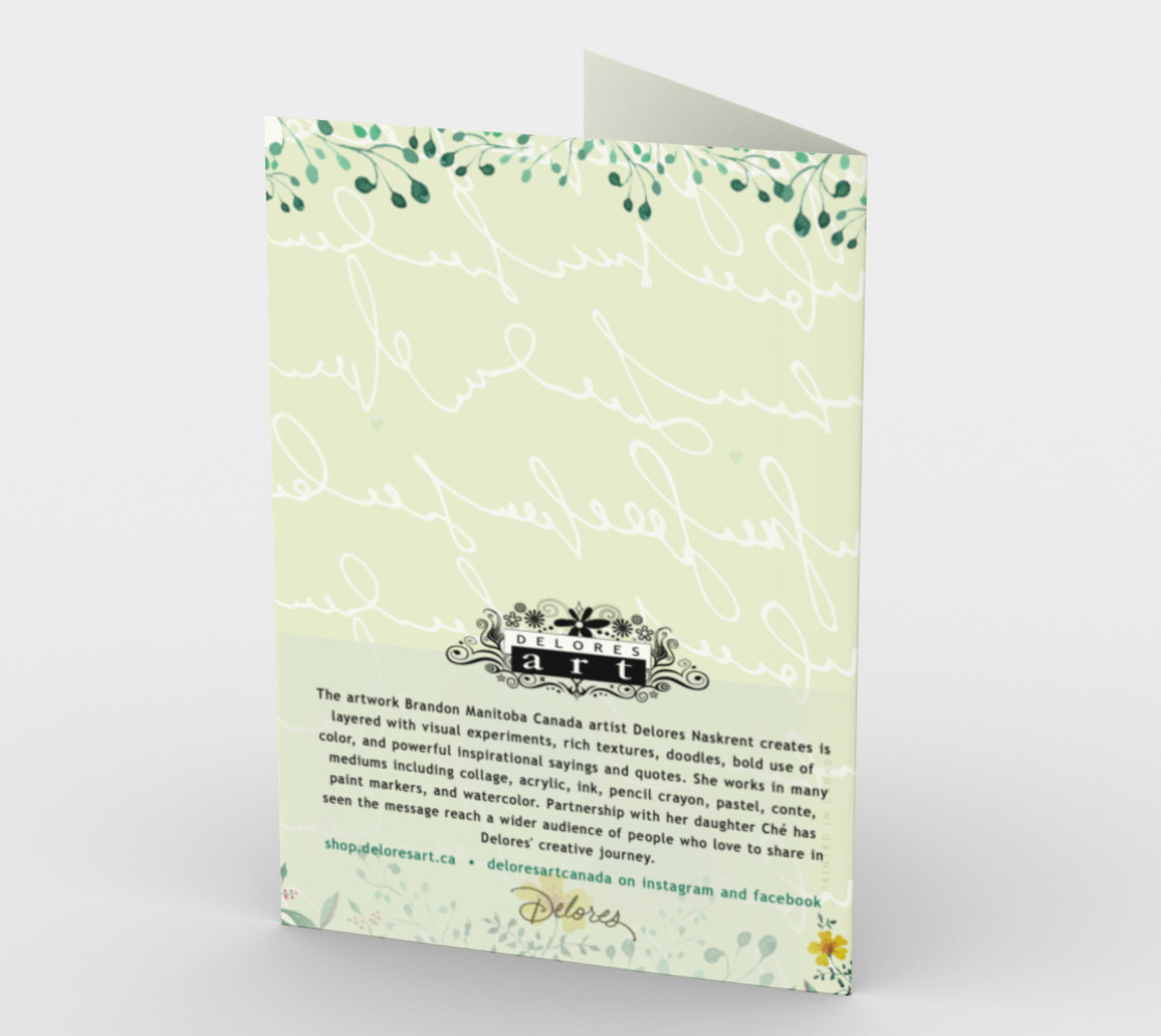 1276 Kind Words Stationery Card by Deloresart preview #2