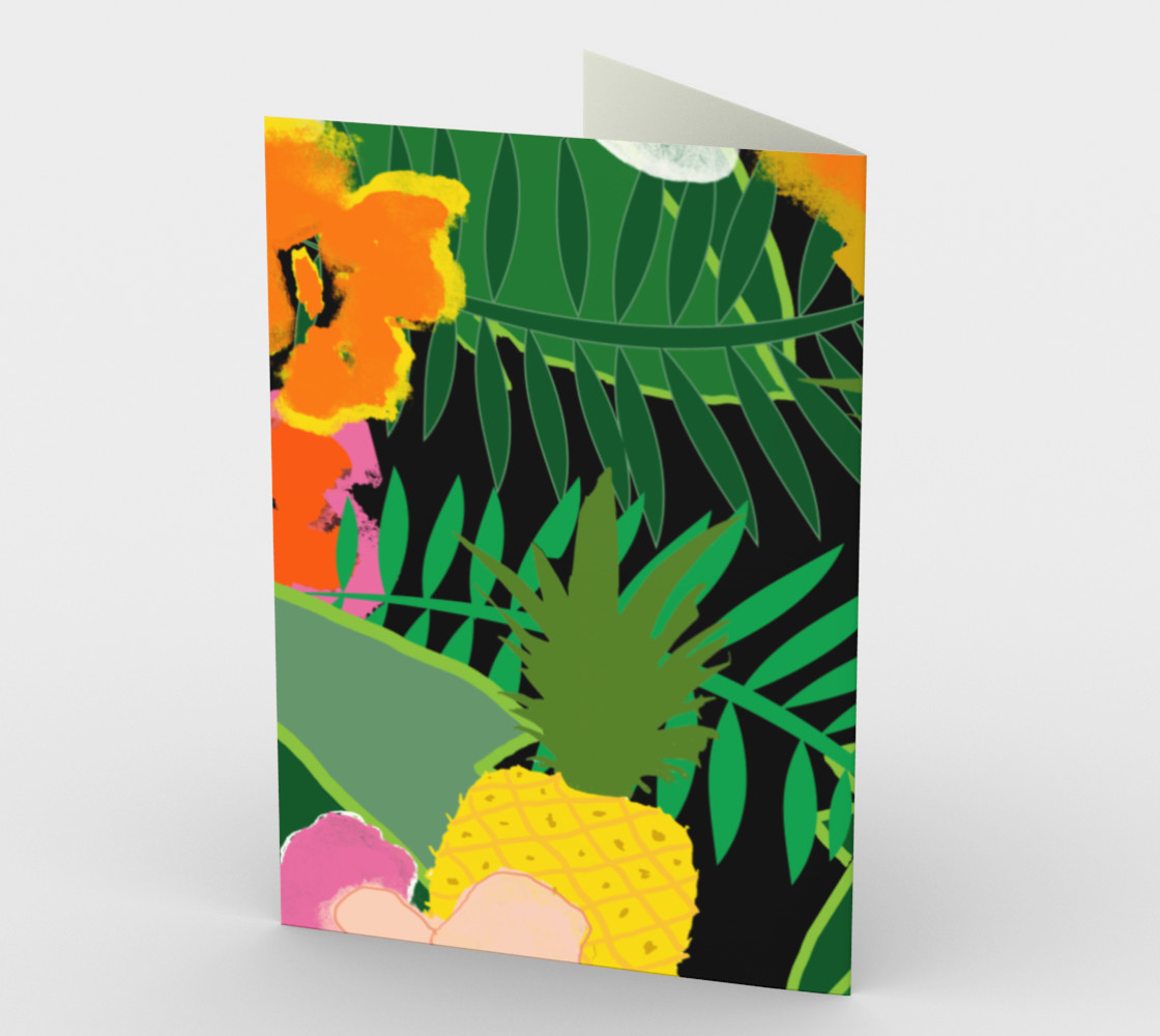Pineapple Jungle Stationary Card Miniature #3