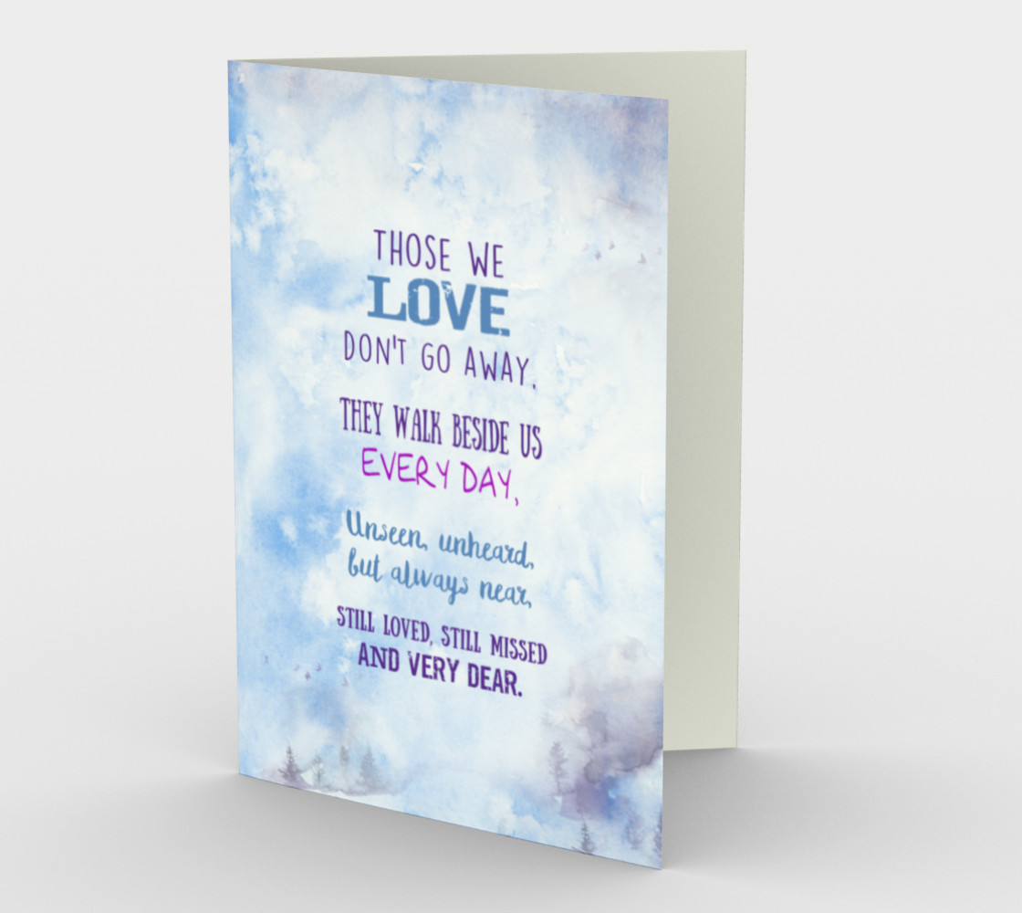 0618. Those We Love Don't Go Away Card by Deloresart preview #1