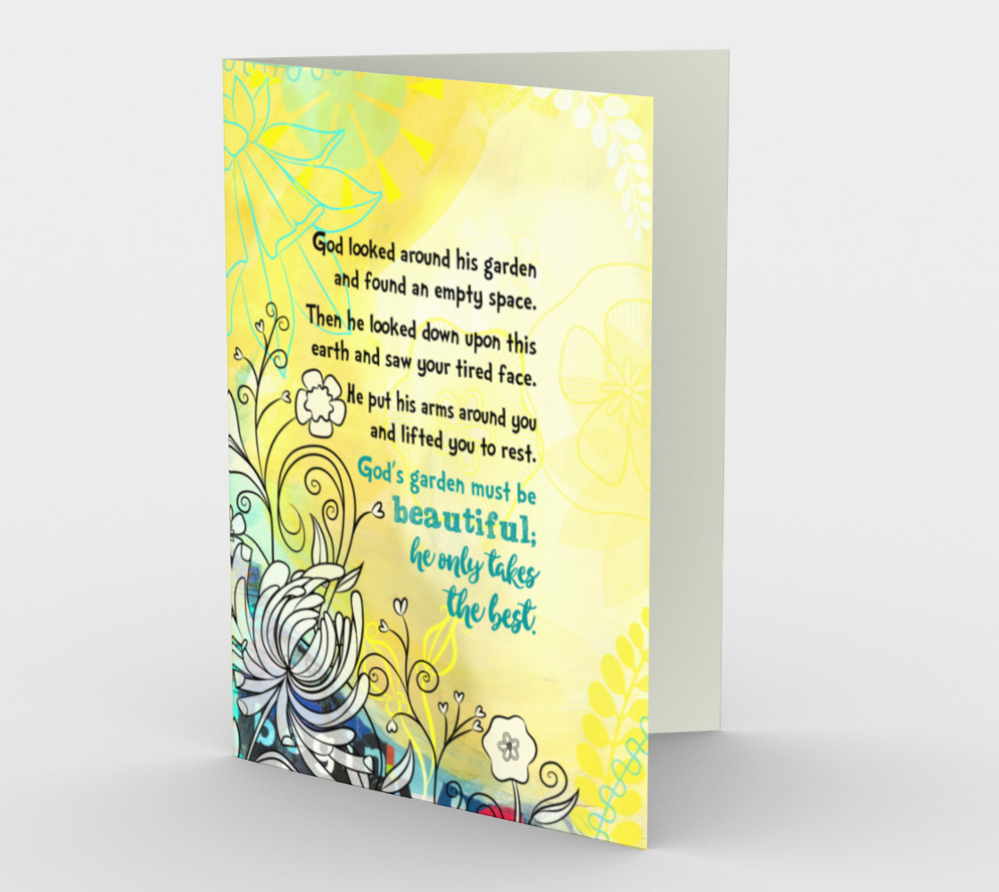 Aperçu de 0833 God's Garden Card by Deloresart #1