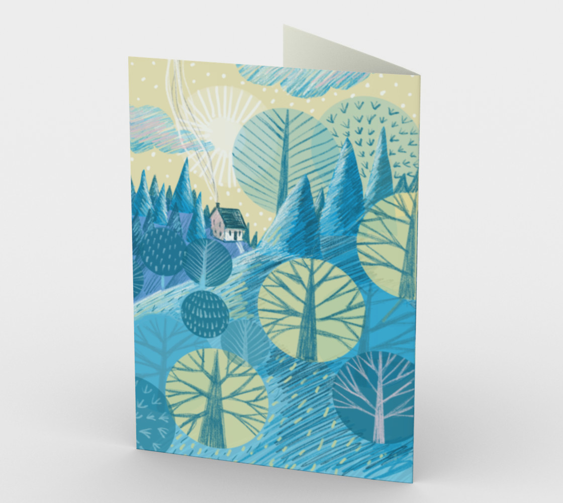 Carte Le bleu paysage preview #2