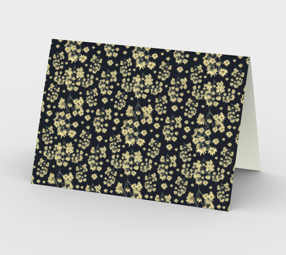 Sunflowers Floral Print Pattern Stationery Miniature #3
