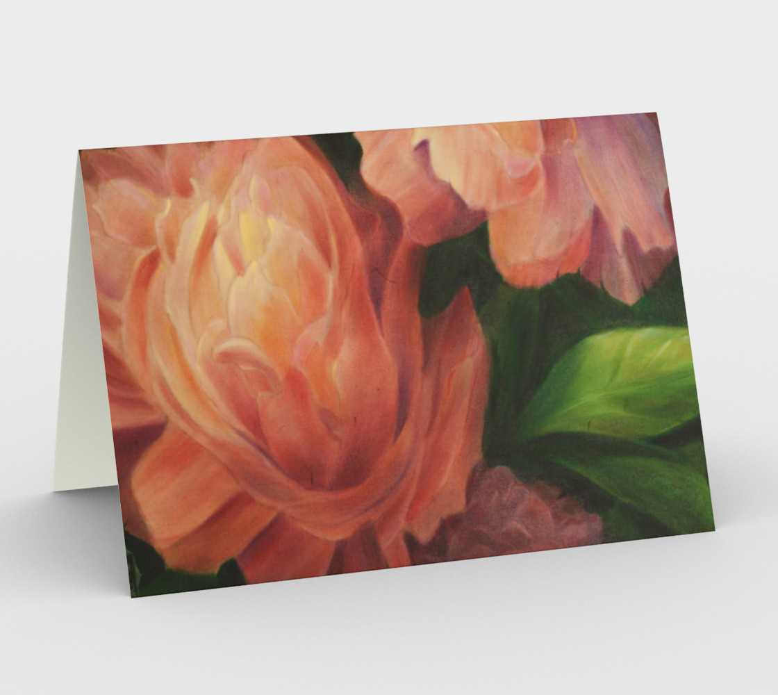Spring Floral Stationery Card preview #1