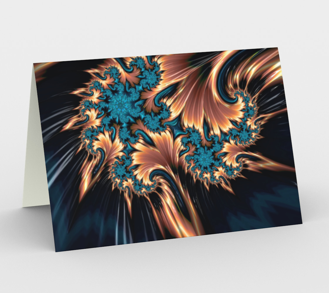 Fire of Ice Greeting Card preview #1