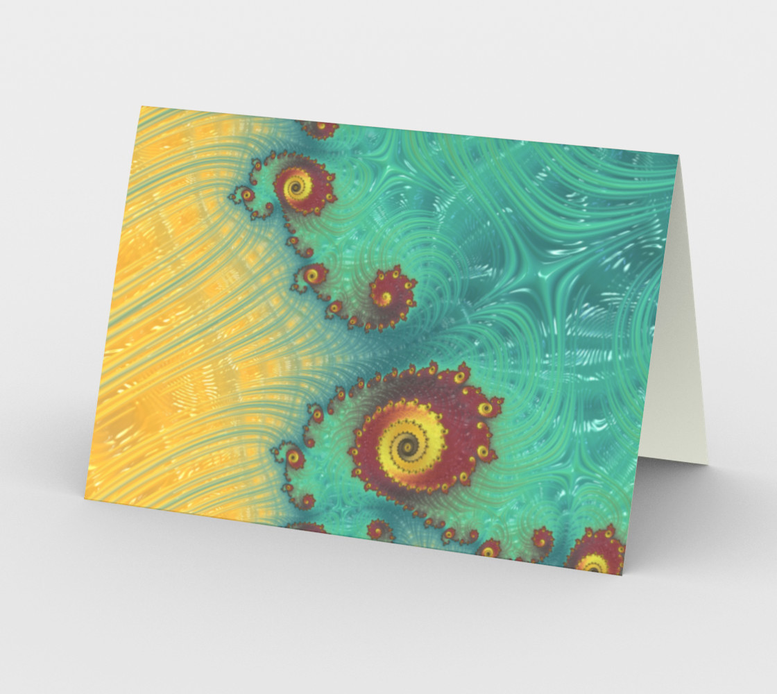 Tidal Pools Greeting Card preview #2