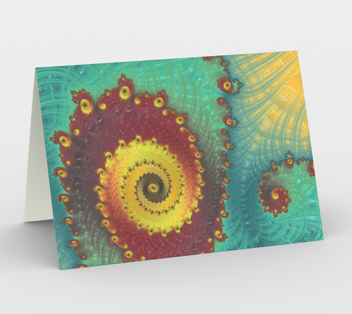 Tidal Pools Greeting Card preview #1