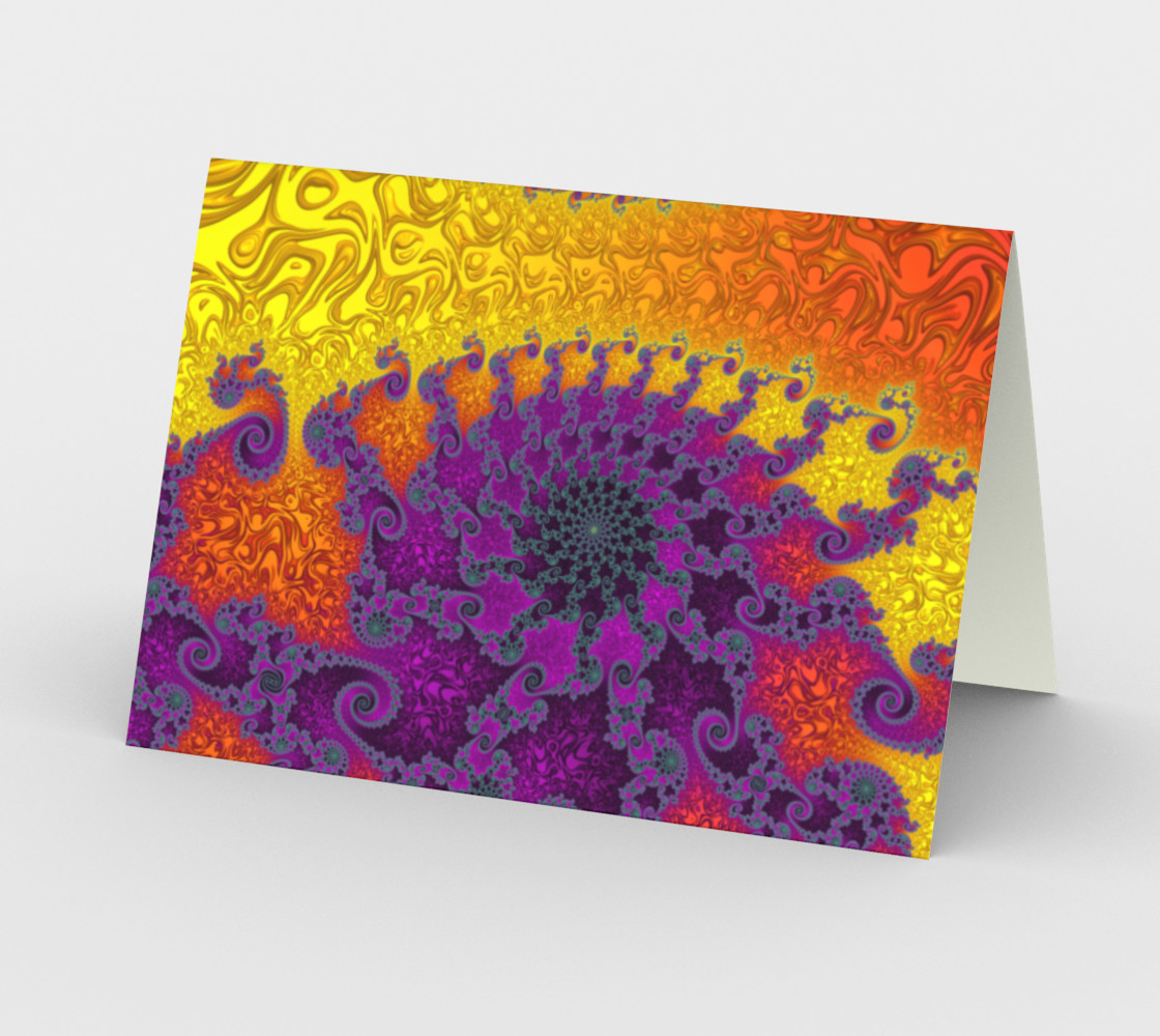 Royal Hippy Greeting Card preview #2