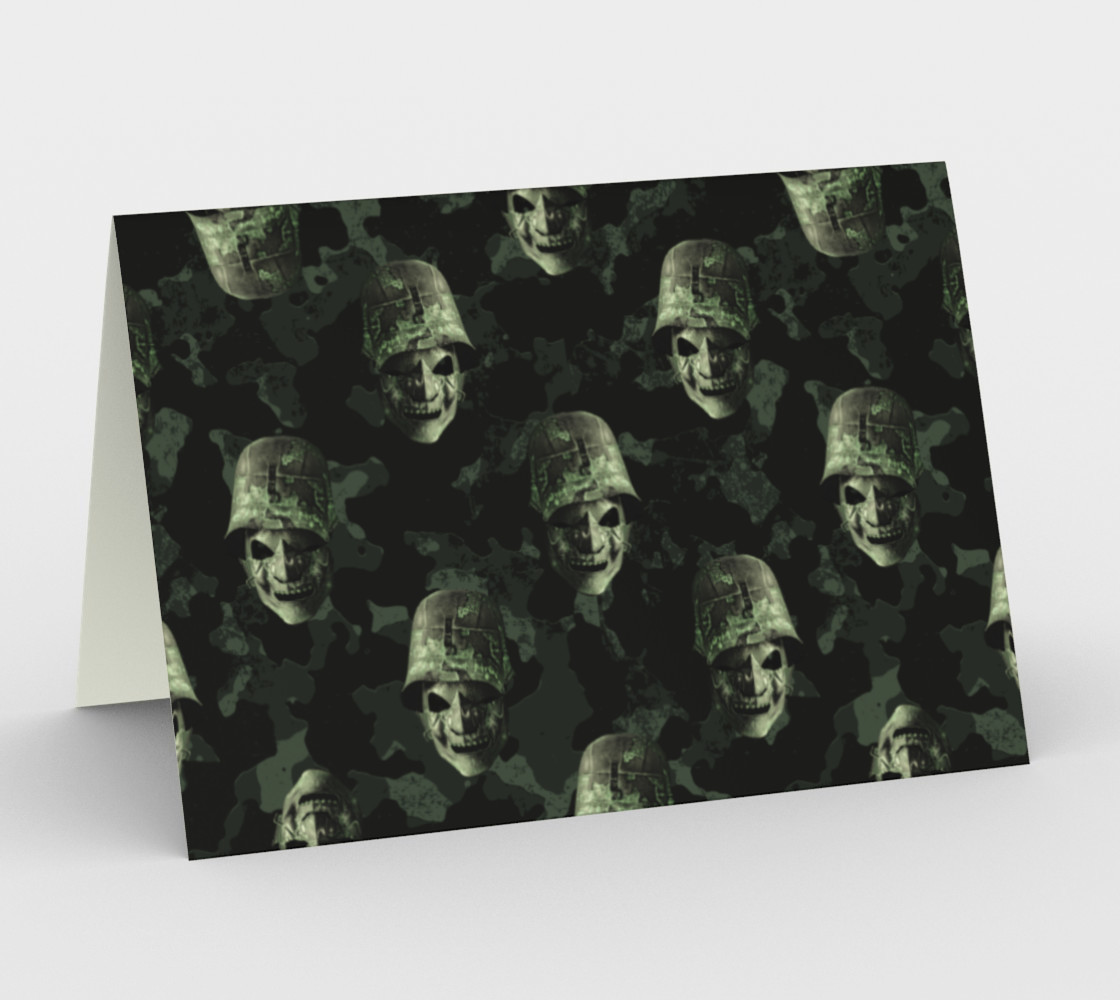 Soldiers Heads Pattern Stationery Miniature #2