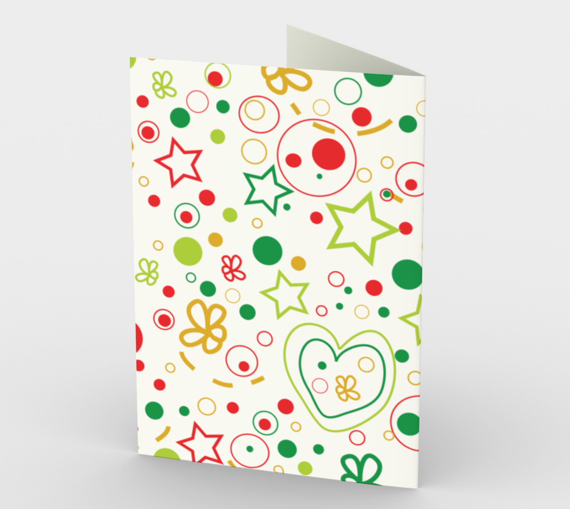 Aperçu de Cute Christmas Cupcake Smiley Face Greeting Card #2