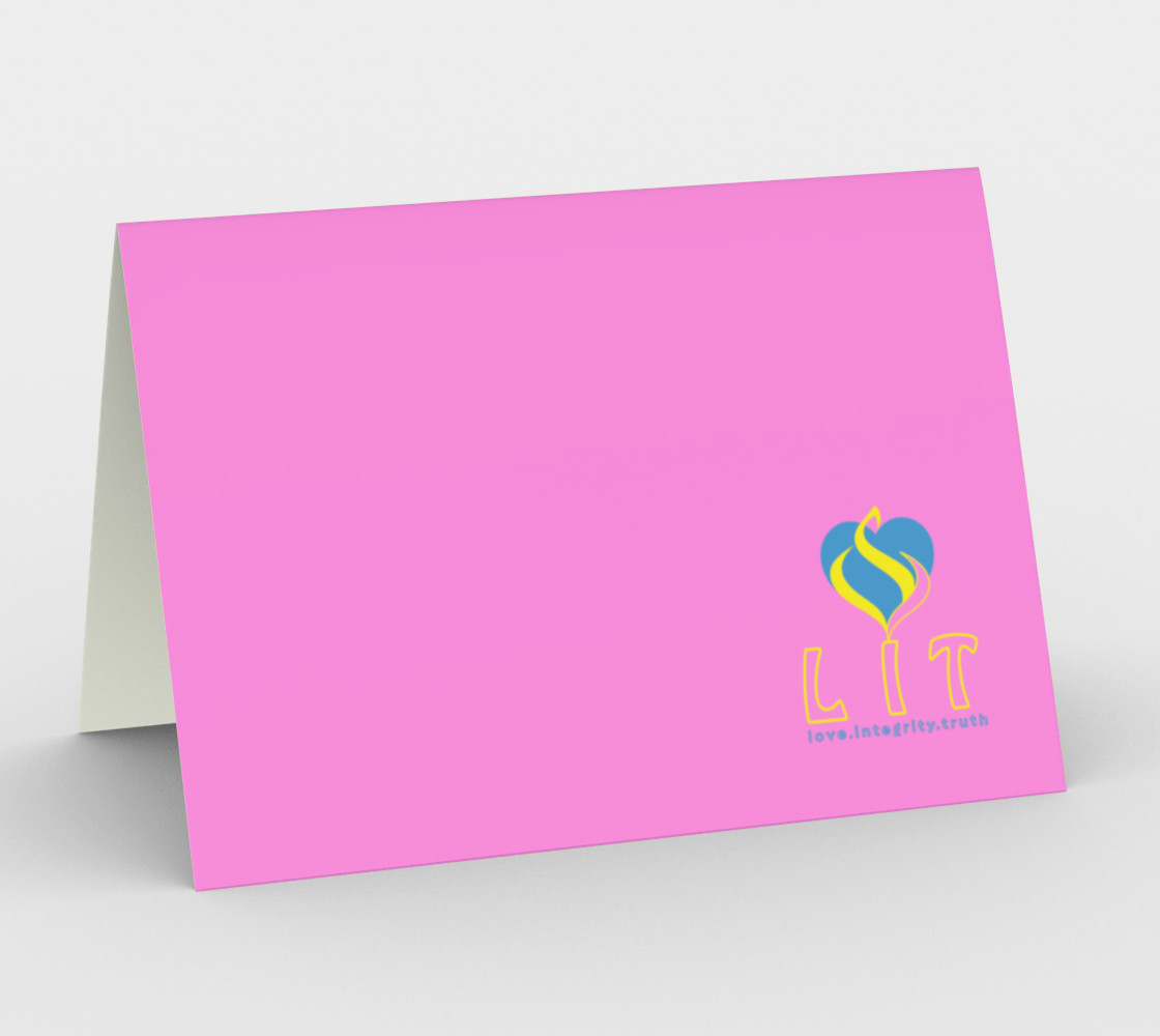 LIT Be Love Now Card - Pink preview #1
