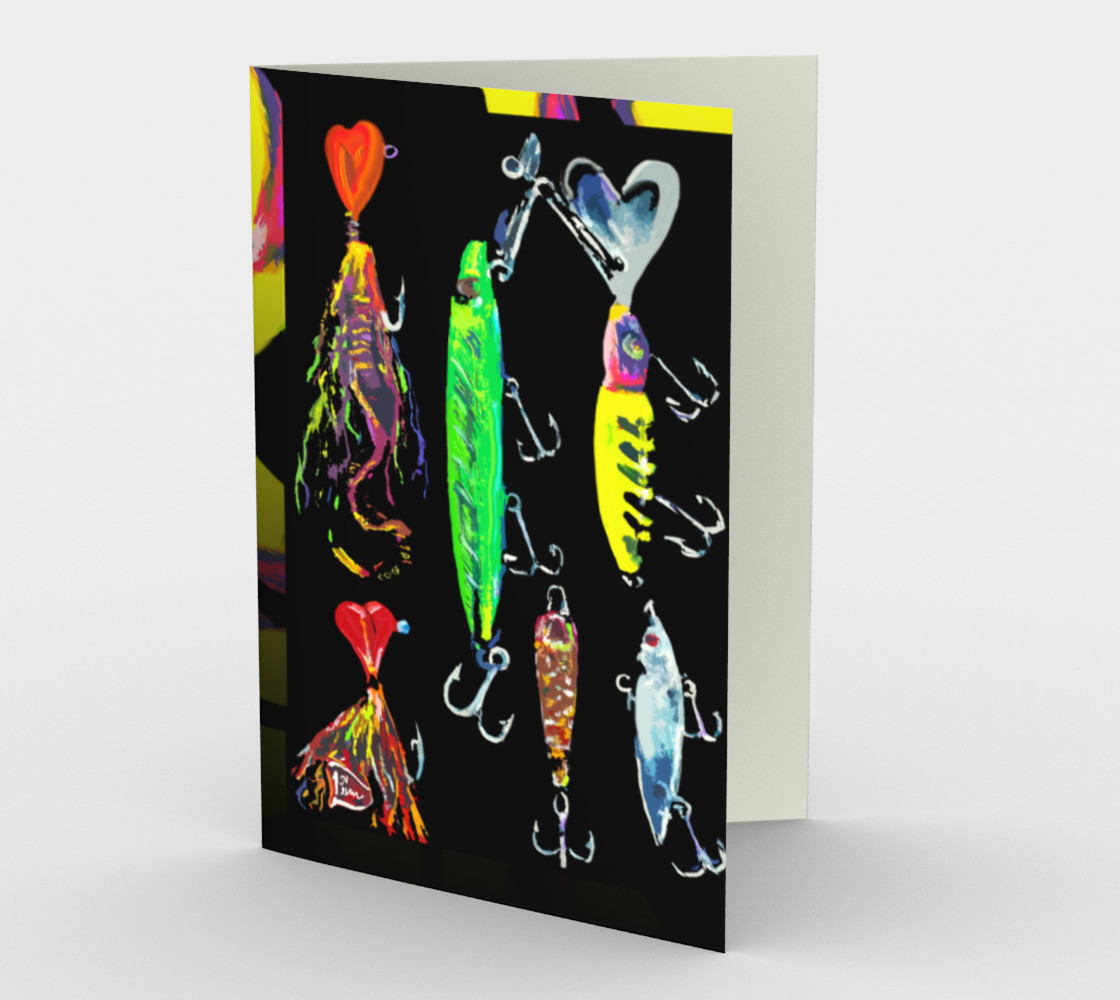 The New a-Lure-ing You 3-d Stationary Card (blank set of 3 w/envelopes) preview #1