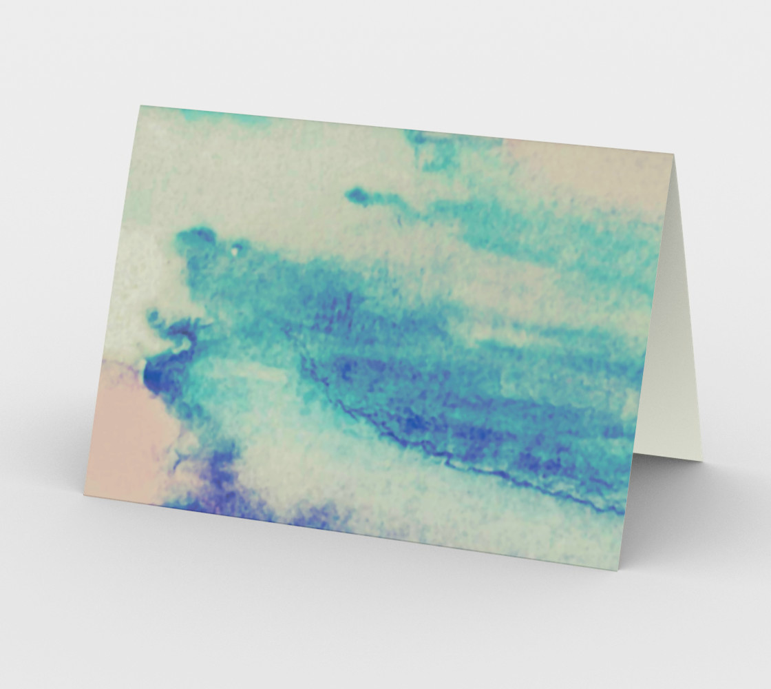 Washed in Pink and Blue Card preview #2