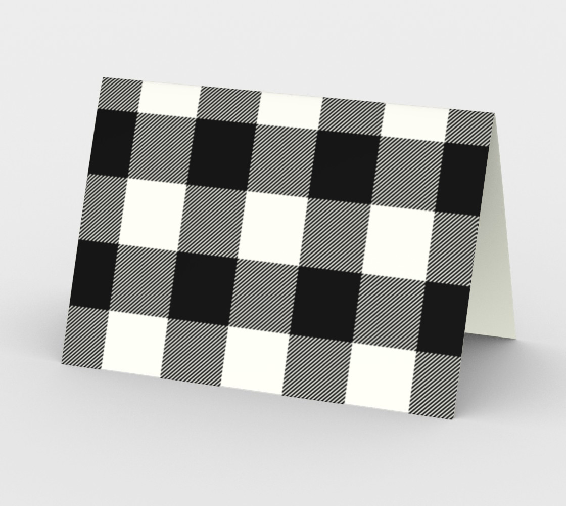 Black and White Plaid preview #2