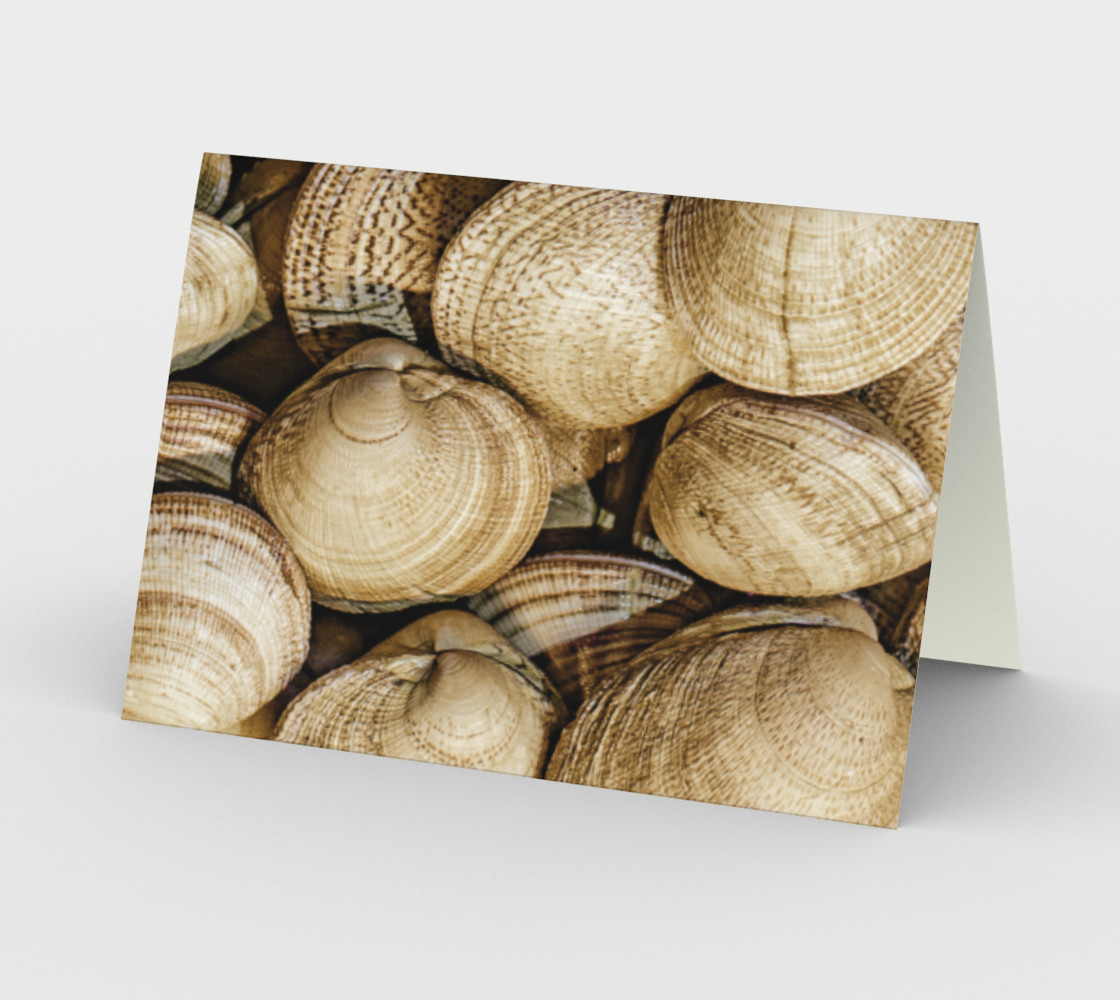 Aperçu de Shellfishs Photo Print Pattern Stationery #2