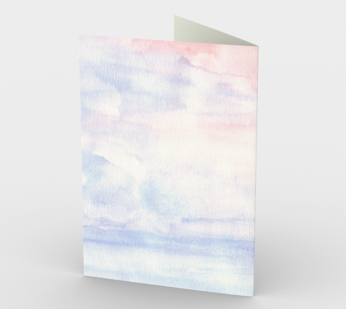Polar bear in the icy dawn Stationery Card preview #2